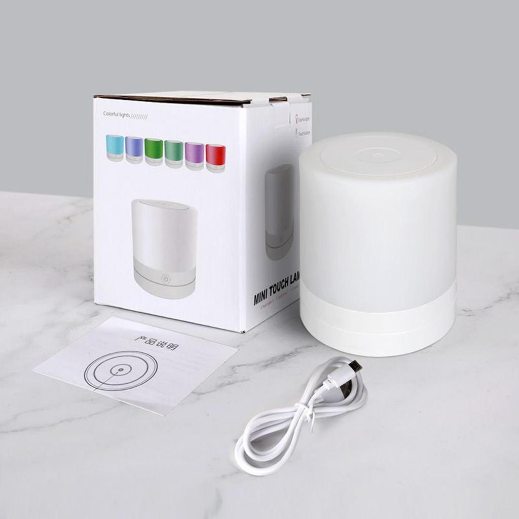 Kids Night Light Colorful Usb Plug In Touch Control Lantern Touch Bedside Cordless Table Lamp For Reading Home Mood Relaxation