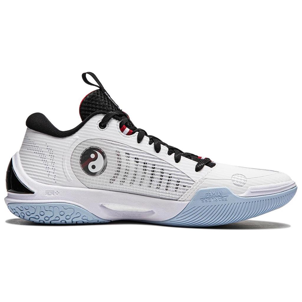 New LINING Wade Cold Blood 2 Basketball Shoes Men Low Top Standard White ABPU017-6