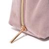 Francfranc Velvet Ribbon Stand Freestanding Cosmetic Makeup Storage Pouch, Pink, Stand-Up Style, Pouch,