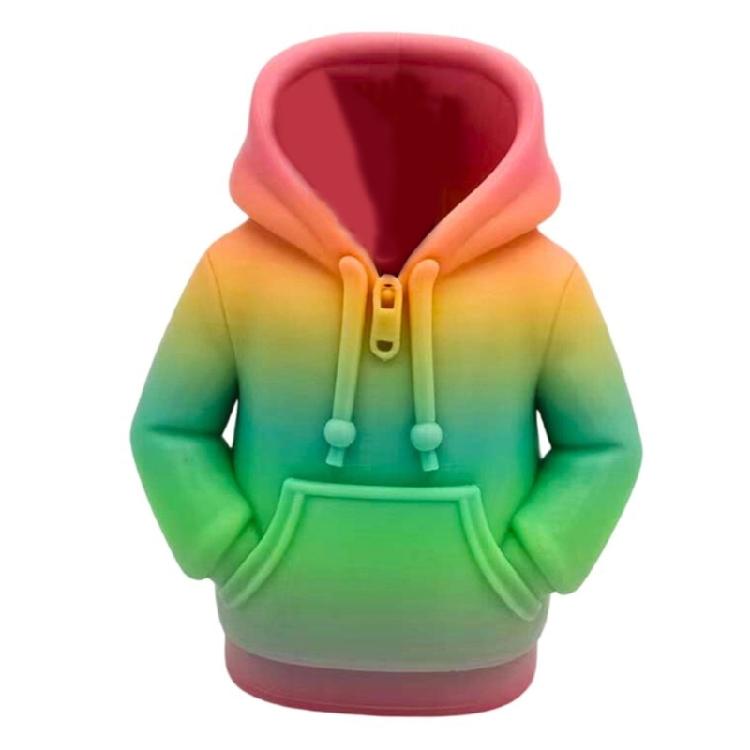 

Hoodie Sleeve Design Printed Pen Holders Stand With Ergonomic Shape Practical Desktop Organizer For School Office Use