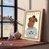 Bohemian Sun Moon Animal Cartoon Illustration Classic Vintage Posters Whitepaper Prints Posters Artwork Kawaii Room Decor