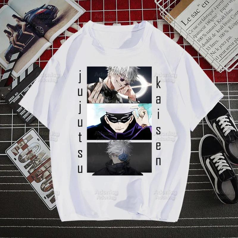 Anime Harajuku men's T-shirt unisex short sleeved T-shirt casual top