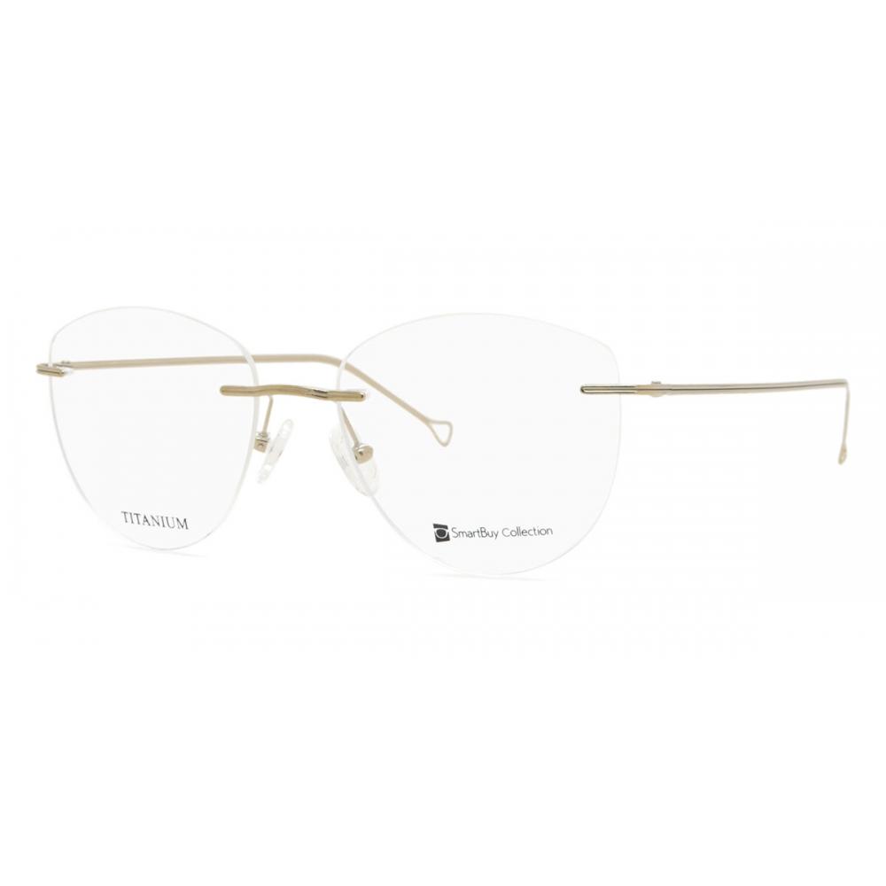 Rimless Oval Gold SmaRtbuy Collection Daria Rt 0036 C1 Fashion Unisex Eyeglasses