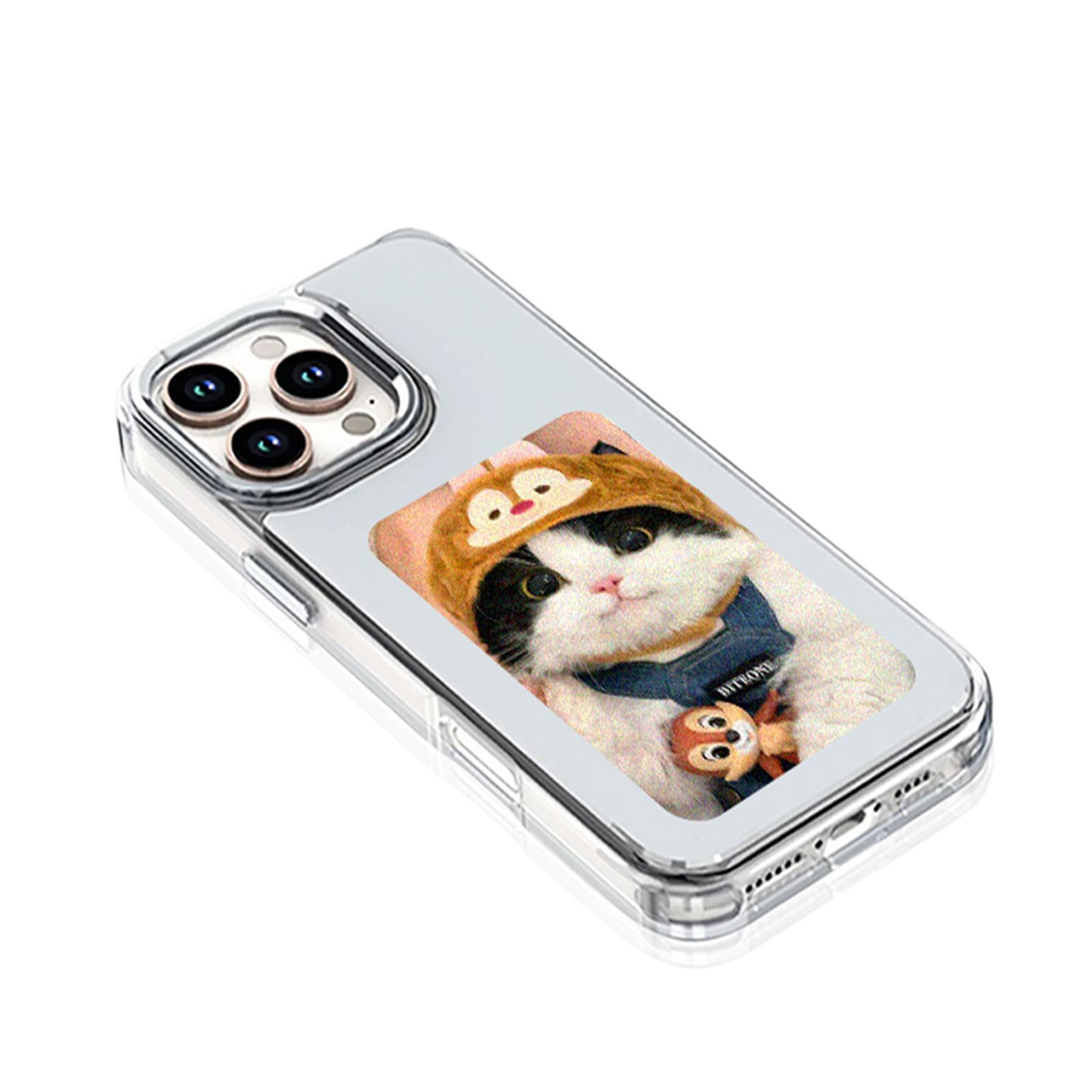 NFC phone Case Cover E-ink Screen Image Transmission For 16 Pro MAX Iphone 15 14 13 Pro Max Plus DIY Cases iPhone 16 Pro Max