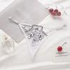Breathable Girls Flower Embroidery Low waist Intimates Ladies Bandage Thongs Lace Bow Panties Women  T-back Seamless  Briefs