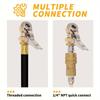 Heavy Duty Brass Tire Valve Clip Air Chuck Quick Connect Inflation Nozzle For Car Truck Tire Inflator Tool