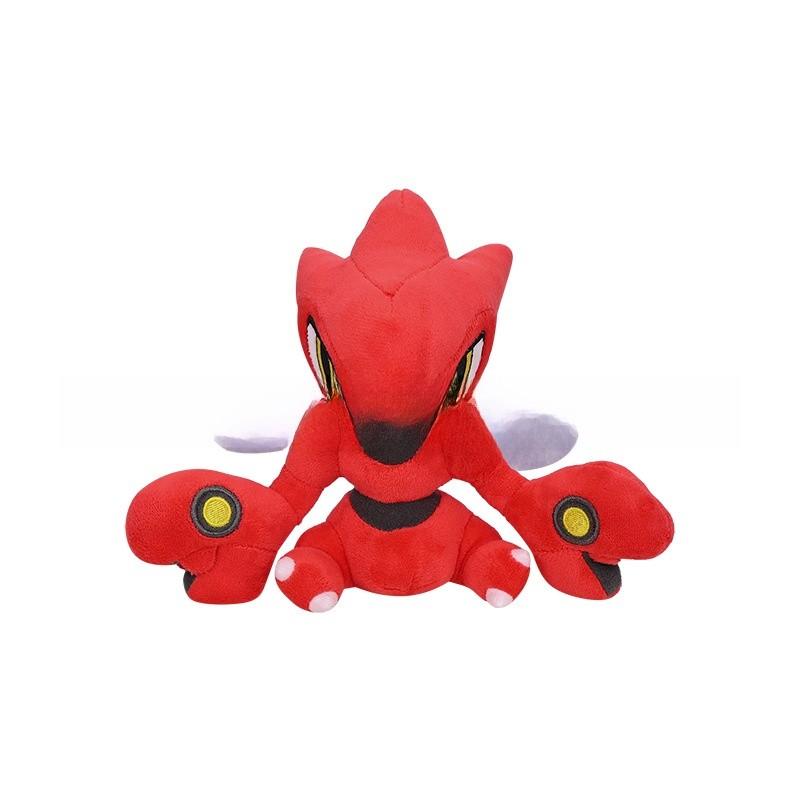 Small Plush Toy 16cm Red Mantis Cartoon Animal Figure For Kids Collectors