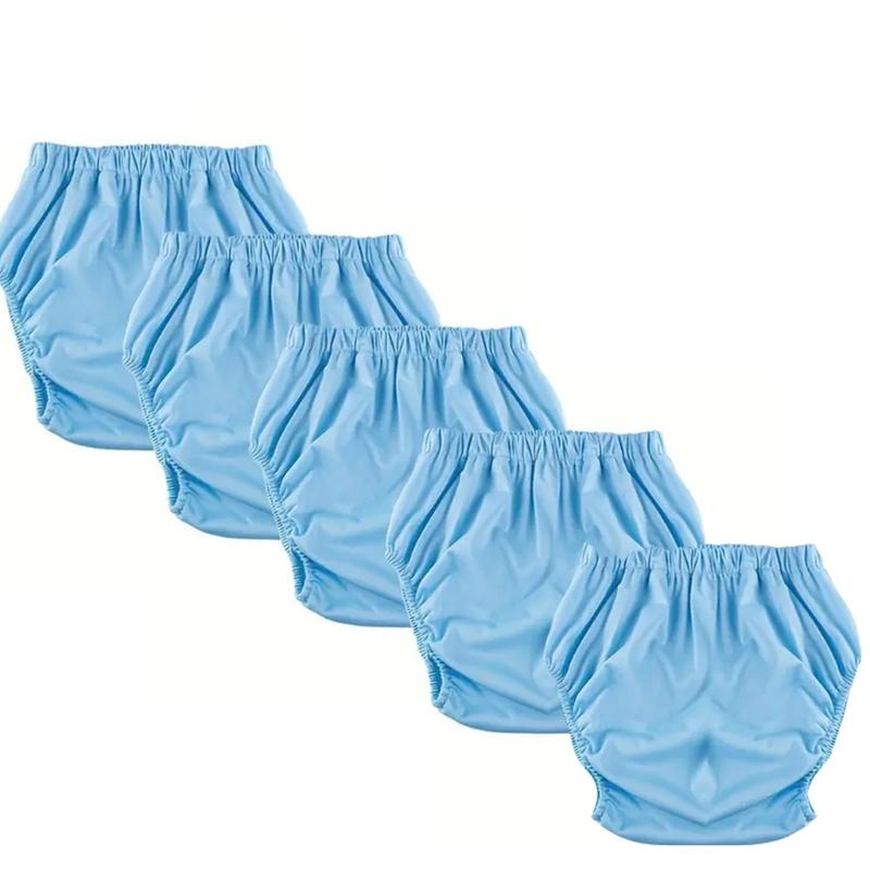 Pantaloni per Incontinenza Adulti 5 Pezzi Resistenti all'Acqua Copri Pannolino Riutilizzabile Mutandine a Tenuta Stagna Biancheria Intima Speciale Slip