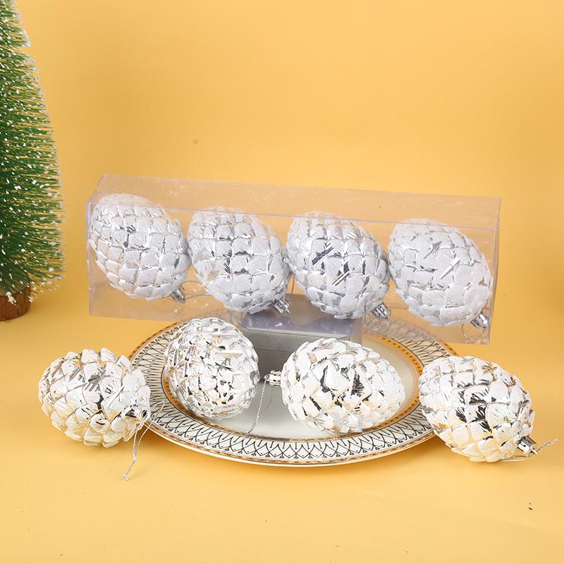 Gold Christmas Bells & Silk Florals: European & American Style Tree Ornaments & Hanging Decor