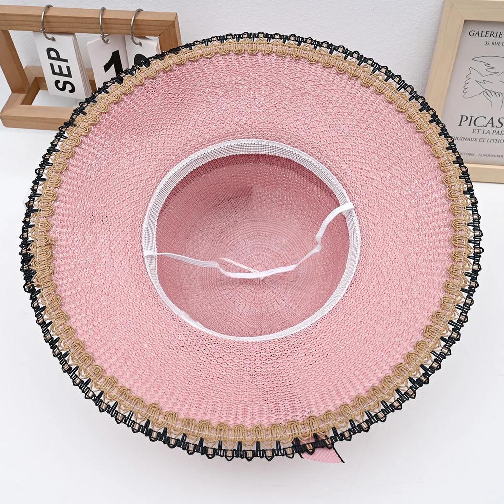 Summer New Arrival Fashion Women'S Straw Hat, Beach Sun Hat With Uv Protection