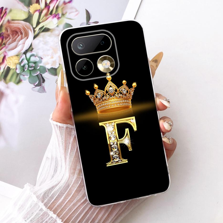For Realme 16 Pro Case RMX5121 RMX5120 Luxury Crown Letters Cover Soft Slim Phone Case For Realme 16 Pro Plus Realme16 Pro+ Bags