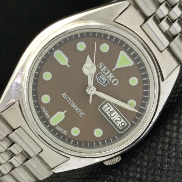 

Б/У винтажные часы SEIKO 5 AUTOMATIC 7S26A JAPAN MENS D/D BROWN 612-a319063-2 SKU612-a319063