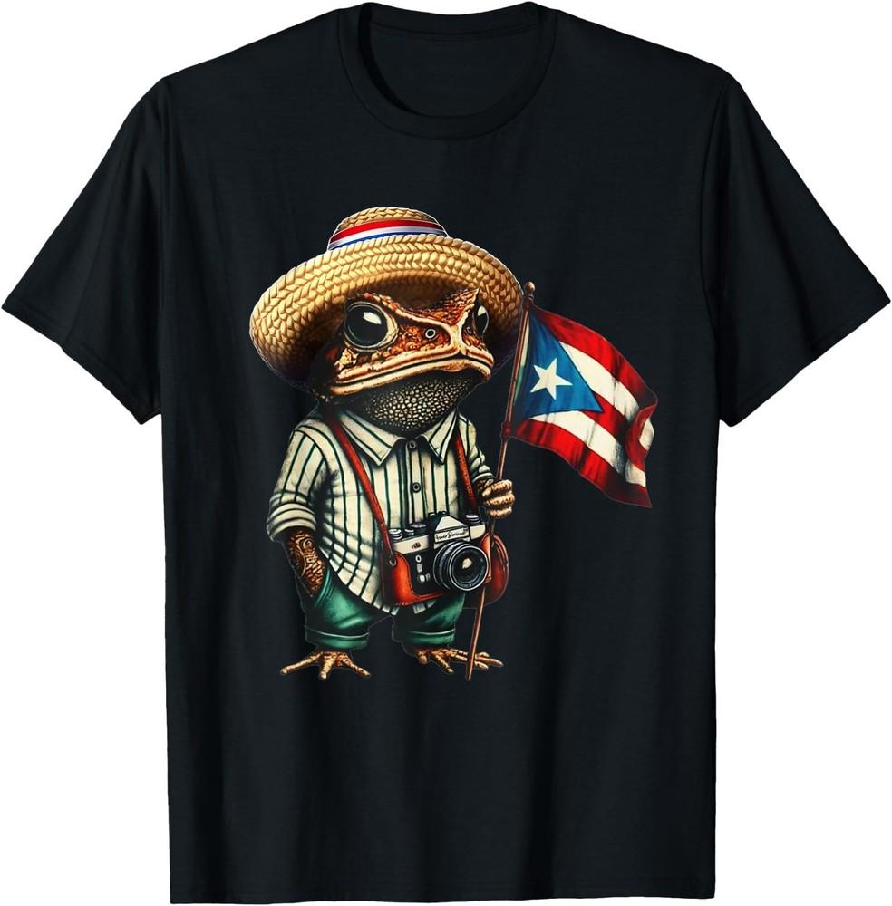 Coqui Frog Puerto Rico Puerto Rican Flag Taino Boricua T-Shirt  ,Unisex Tshirt Unisex T-Shirt XXXXL