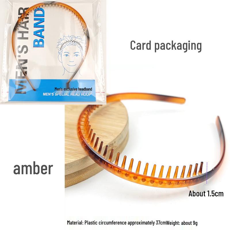 Women's Non-slip Black Headband with Teeth for Face Washing & Facial Masks