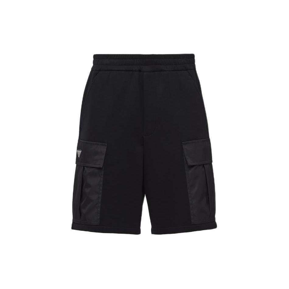 PRADA Triangle Logo Straight Leg Shorts UJP229-11JE-F0806-S-OOO