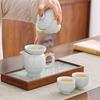 Bafang Liheshun Celadon Ceramic 11-Piece Tea Set