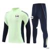 Mens Long Sleeve Soccer Training Set Quick Dry Sports Team Uniform Adult