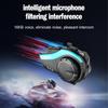 Hysnox HY-02 Motorcycle Helmet Intercom BT5.0 Hands-free Interphone Full Duplex for Six Motorcycle