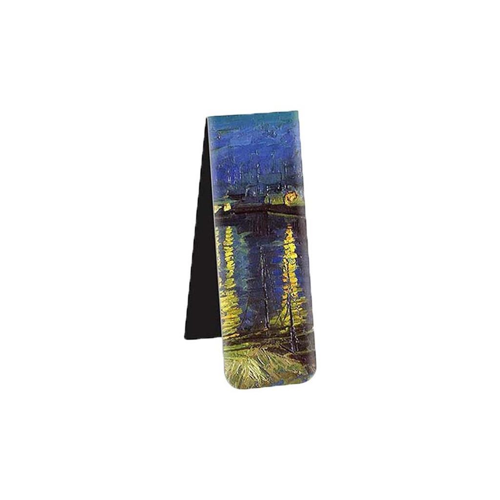 Soft Magnetic Bookmarks, Art Painting Printed Magnetic Book Markers for Students, Suitable for School Home Office Reading