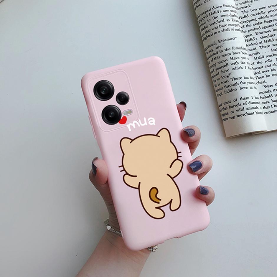 For Redmi Note 12 Pro Plus Case Cover TPU Silicone Shell for Xiaomi Redmi Note12 Pro 5G Phone Case Note 12Pro Plus Cartoon Funda