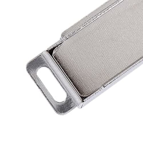 YUQI? Strong Magnetic Catch, Stainless Steel, 30kg Capacity, Magnetic Catch Latch, Door Stopper for Furniture Doors, Cupboards, and Cupboards (Pack of