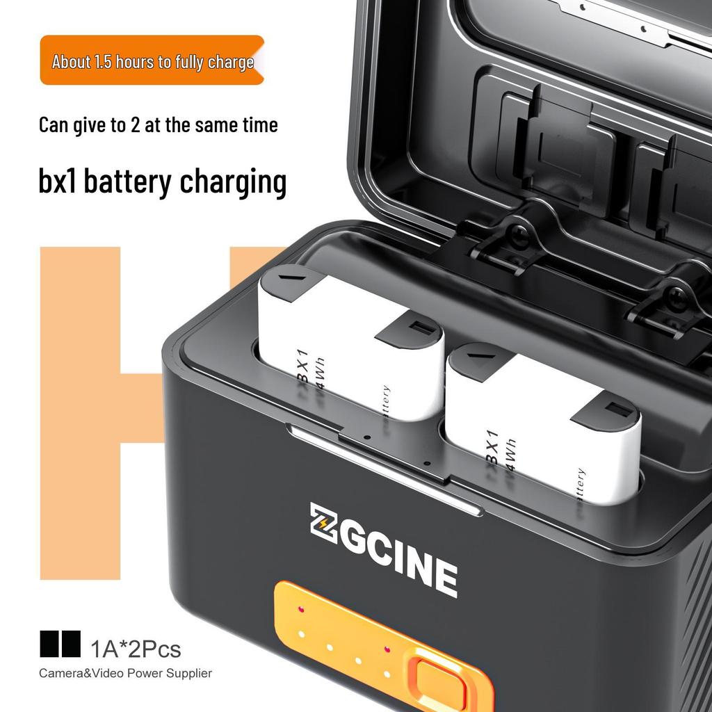 ZGCINE Shadow Little Energy BX1 Battery Charging Case for Sony ZV1, RX100, RX1R, HX5