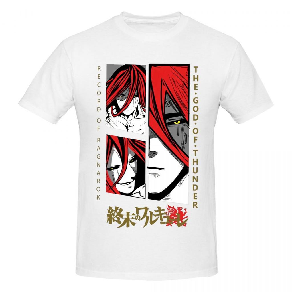 Record Of Ragnarok Drawing Retro T Shirts Graphic Y2k Unique Oneck Unisex Wounisex T Shirts Tops