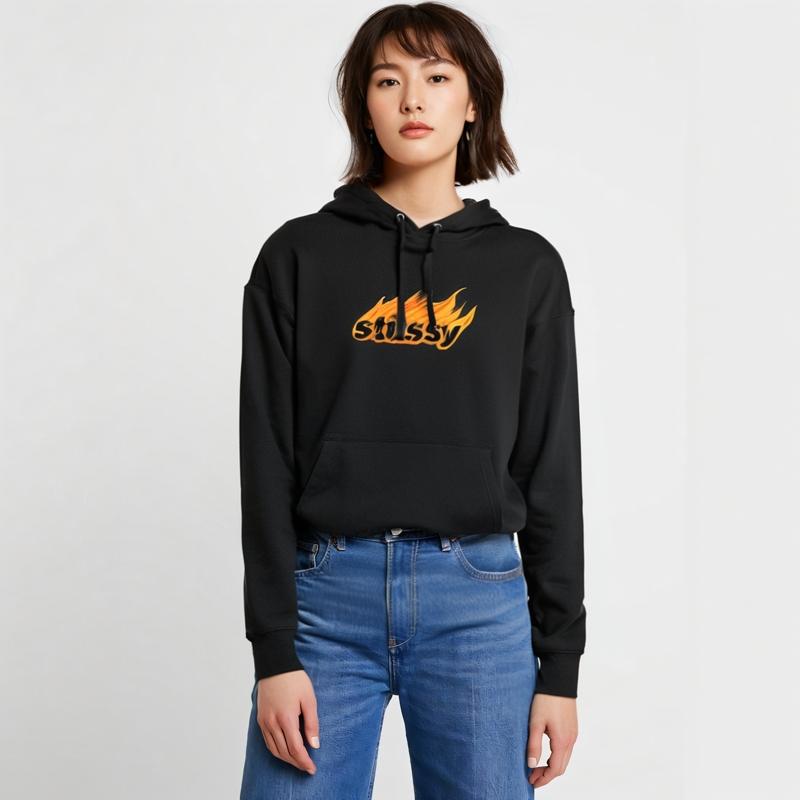 Stussy Sweatshirts Unisex Hooded Moderate Regular 1924763