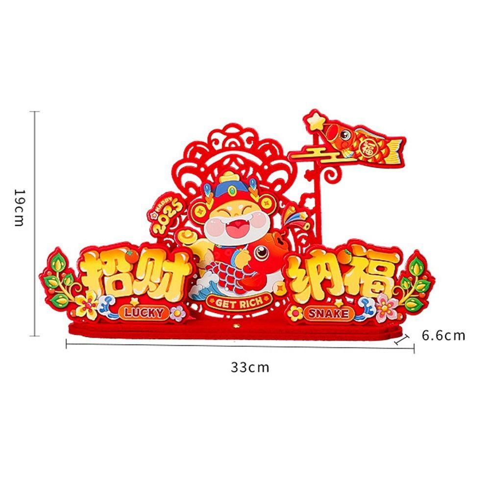 Non-woven Fabrics Desktop Decoration Festive Present Spring Festival Decor  Living Room Decor