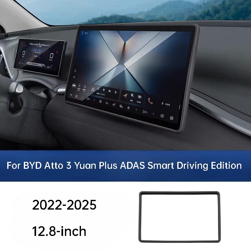Für BYD Atto 3 Yuan Plus ADAS Smart Driving Edition 22-25 Auto-Navigationsbildschirm-Rahmen Silikonabdeckung Armaturenbrett-Display-Schutz