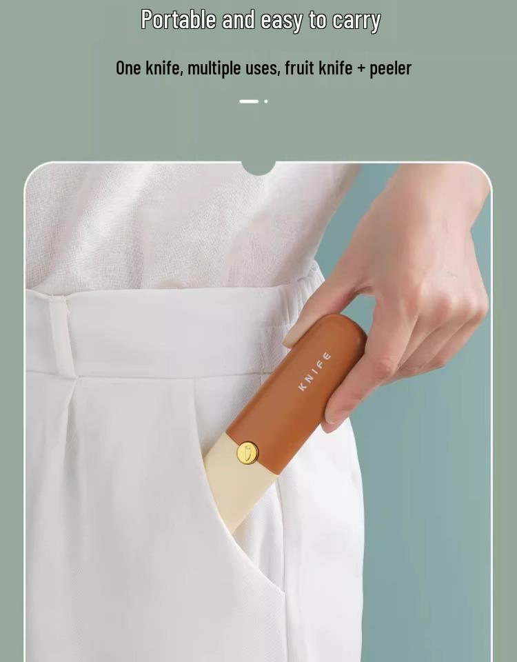Multifunctional Double-Headed Fruit Peeler Knife for Home and Dorm Use