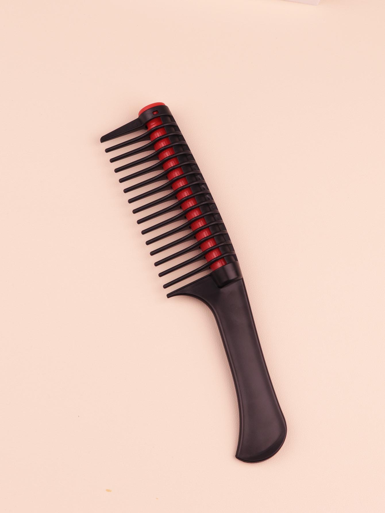 

1 professional wide toothed comb, anti-static, detachable splicing roller comb salon hair dyeing tool Special for real hair wigs