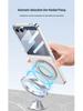 Samsung ZFlip7 Case: New Magnetic Wireless Charging, Transparent Rotating Bracket, GKK Compatible.
