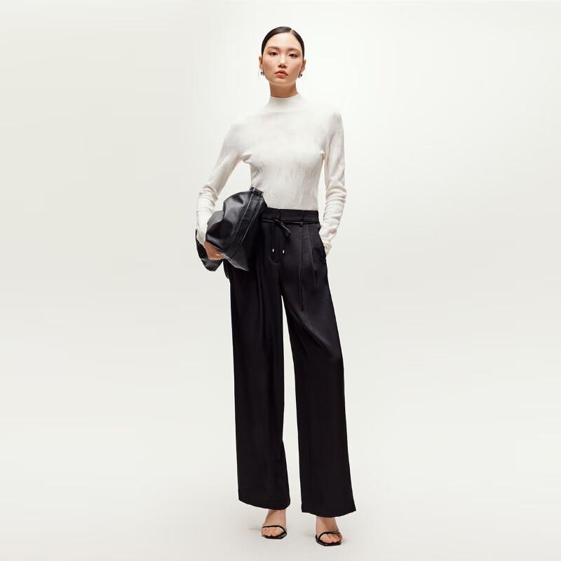 VEROMODA Women's High-Waist Pleated Casual Pants