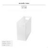 Storage Box with Lid, Plastic Stackable Organizer, Large Capacity, Japanese Design, for Kitchen,
