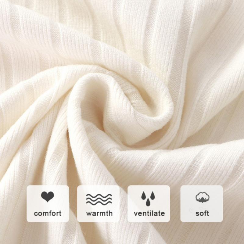 Baby Warm Top Long Sleeved Elastic T-Shirt Solid Color Kids Top