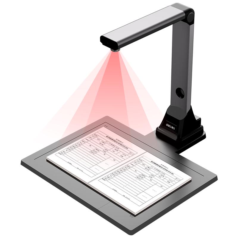 Deli Telecamera Documentale & Scanner Intelligente AI Spina CN (adattatore incluso)