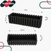Flowerpot Balcony Terrace Box With Hooks Irrigation System Gray 60Cm