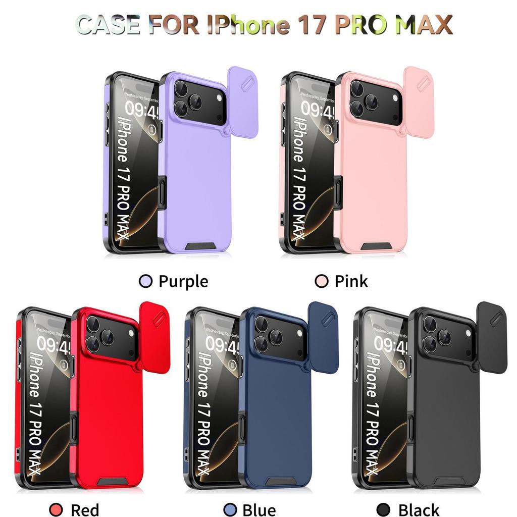 iPhone 17 Pro Max Magnetic Sliding Case: Cross-Border Compatible, Drop Protection Cover