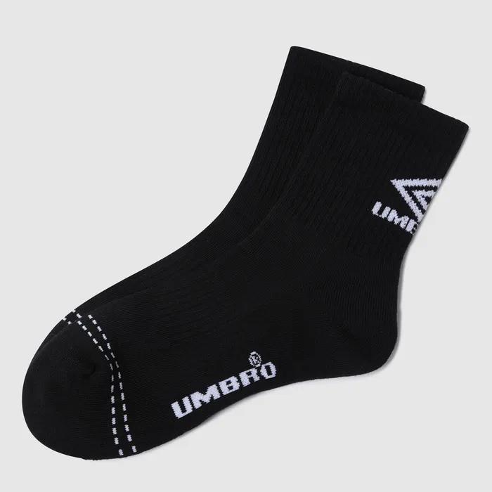 Crispy Taslan Cushioning Mid Socks Black UR223SSC59