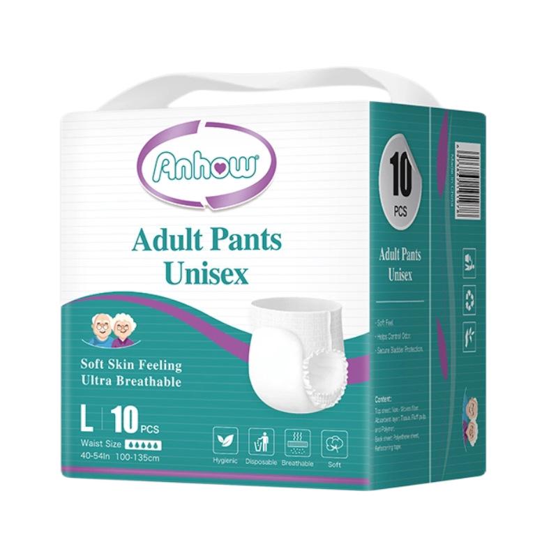Premium Adult Pull-Up Diaper Pants: Dry, Breathable, Comfortable Fit with High Absorption