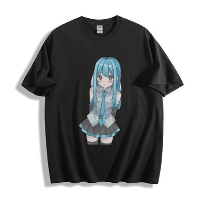 Hatsune Miku Shy Student T-Shirt - Sweet Anime Style Unisex Tee Unisex T-Shirt