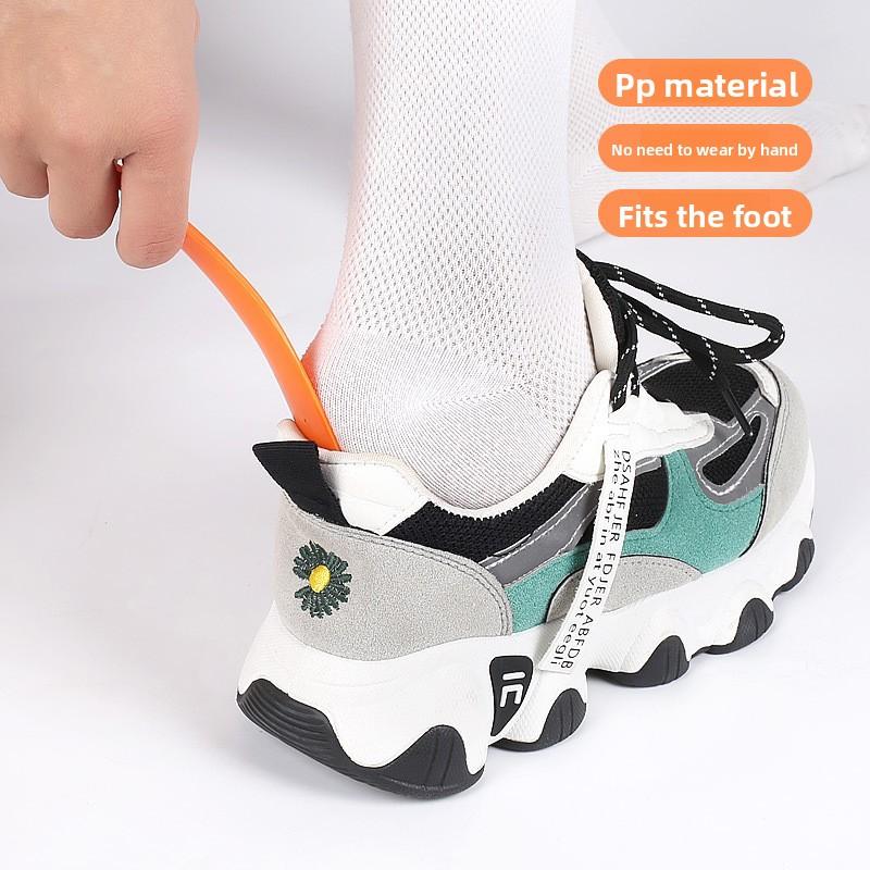 New Plastic Small Shoehorn Household Shoes Shoes Draw Hotel Shoehorn Shoe Lift Shoe Store Shoes