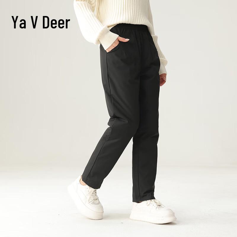 Yalu Women's Casual Straight-Leg Down Pants