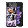 JoJo Adventure Killer Queen Clear Phone Case For Samsung Z Flip 7 6 5 4 3 Galaxy ZFlip7 ZFlip6 ZFlip5 ZFlip4 ZFlip3 5G Print Cov
