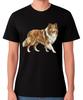 Rough Collie Dog T-Shirt Realistic Collie Breed Pet Lover Graphic Unisex Tee