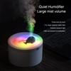 Kaltnebel-Luftbefeuchter 1,5 l USB Automatische Abschaltung Leiser Schreibtisch-Luftbefeuchter mit Nachtlicht für Schlafzimmer Wohnheim Büro