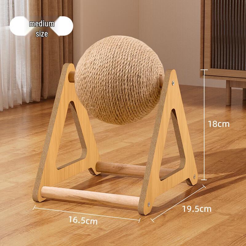 YOUNGER PET Vertical Sisal Ball Cat Scratcher