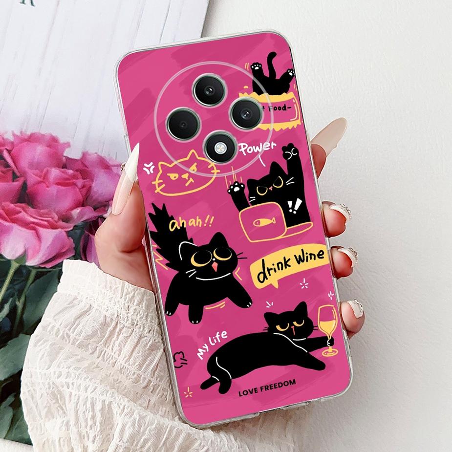 For Oppo Reno 12F 4G Case CPH2687 Cute Fashion Painted Cover Soft Silicone Phone Case For Oppo Reno12 F Reno 12 FS Reno12F Shell