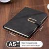 A5 Sheepskin Soft Leather Notebook – Customizable, Logo Printable, Thick Business Office Design